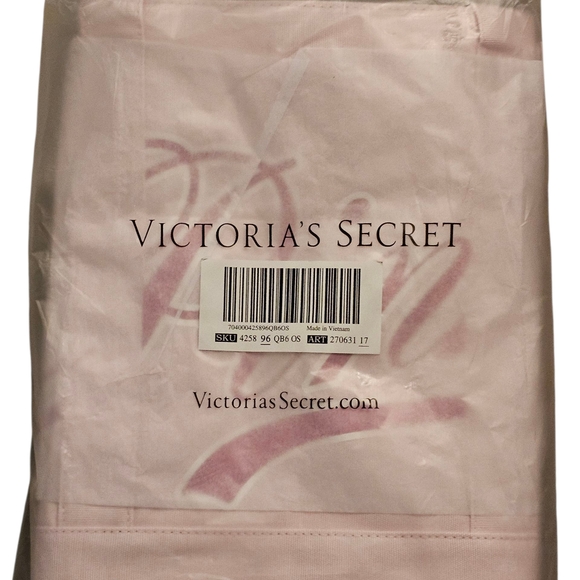 Victoria's Secret Light Pink Tote Bag - Picture 5 of 5
